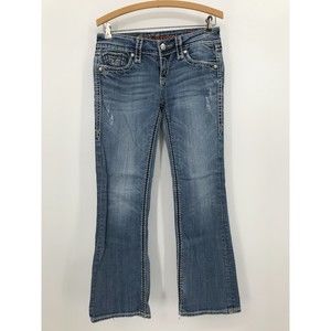 Rock Revival Blake Easy Boot Blue Jeans Women's Size 26